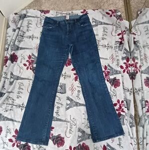Smiths Dungarees Jeans Women's Boot cut Classic Blue Cotton Blend Sz 10